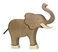 Figurine en bois Eléphant HOLZTIGER Gris G