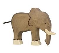 Figurine en bois papa Eléphant HOLZTIGER Gris G