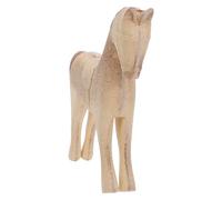 Figurine en Bois Peindre Cheval de Inachevée pour Étudiants