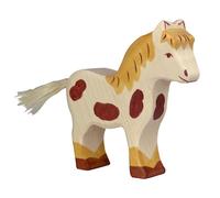 Figurine en bois Poney Blanc 12cm Jouets Holztiger®