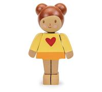 Figurine en bois poupée Fille Caramel 'We are family' Tender Leaf