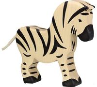 Figurine en bois Zèbre (Animaux exotiques) Holztiger 3130 Goki 80151 - Animaux en bois
