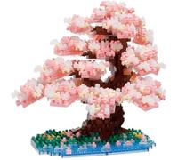 Figurine en briques - BANDAI - NANOBLOCK - Cerisier en fleurs Deluxe - 990 pcs