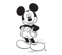 Figurine en carton à colorier - Disney - Mickey Disney - Blanc - Mixte - 3 ans et plus