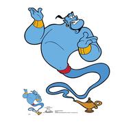 Figurine en carton - Genie d'Aladdin - Taille réelle - Décoration originale - Licence Disney