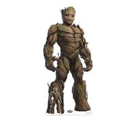 Figurine en carton - Groot - Hauteur 195 cm - Décoration originale - Gardiens de la Galaxie 3
