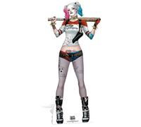 Figurine en carton Harley Quinn (Suicide Squad Oeuvre d'art comique) 167 cm