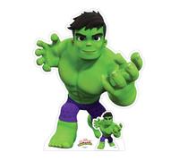 Figurine en carton - Hulk - Vert - 95 cm - Adulte