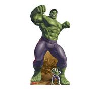 Figurine en carton - Mini Hulk - Vert - 94 cm - Idéale pour événements