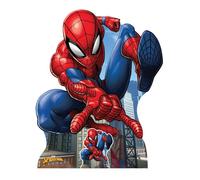 Figurine en carton - Spiderman - Multicolore - 116 cm - Idéale pour événements