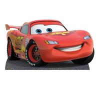 Figurine en carton taille réelle Disney Cars Flash McQueen - Rouge - Pour enfant de 3 ans et plus