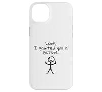 Figurine en Forme de Bonhomme ironique - drôle et Coquin Coque pour iPhone 14 Plus