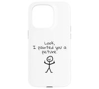 Figurine en Forme de Bonhomme ironique - drôle et Coquin Coque pour iPhone 15 Pro