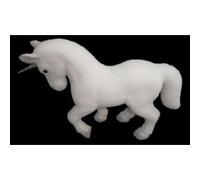 AC-Déco – Figurine en forme de licorne – Blanc