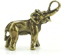 Figurine en métal Eléphant d'Afrique ABINO