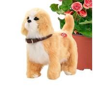 Figurine en peluche animée de chien - Smart Wagging Pal, peluche de réaction sonore | Simulation de chiot en mouvement activée par collection, accessoire de jeu d'exposition mignon