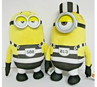Figurine en peluche MINIONS Despicable Me Jail Tom & Mel 37 cm