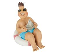 Figurine en polyrésine Holiday in Swimming Hoop - 5 x 4,5 cm - Spring and Summer Like Bathing