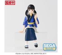 Figurine en PVC Sega Lycoris RecoilPerching Takina Inoue Bleu 14 cm