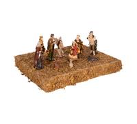 Figurine en r?sine Kurt S. Adler de 3,25 pouces, ensemble de 11 pi?ces pour cr?che de No?l, multicolore