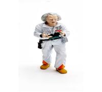 Figurine en Résine de Doc Brown du Film RETOUR VERS LE FUTUR 1/24 7.5 cm