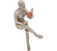 Figurine en résine de femme lisant des livres Ornements de bibliothèque pour la décoration d'intérieur B