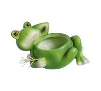 Figurine en résine en forme de grenouille - Décoration extérieure - Pot de fleurs en forme de grenouille