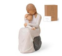 Figurine en résine peinte à la main pour une nouvelle maman, un anniversaire, la première fête des mères, un post-partum, 13 cm
