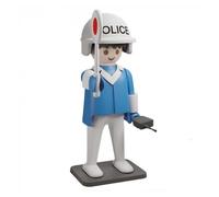 Figurine en Résine Policier Playmobil - Collection Vintage 21 cm