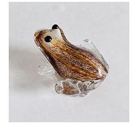 Figurine en Verre de Crapaud de Grenouille d'art de glaçure colorée Presse-Papier en Verre soufflé Fait à la Main Cadeau pour Anniversaire décoration de Maison Ornement de Table