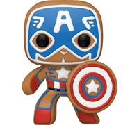 Figurine En Vinyle Captain America En Pain D'Épices Funko Pop Marvel