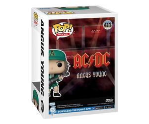 Figurine en vinyle Funko AC/DC POP! Rocks Angus Young Vert 9 cm
