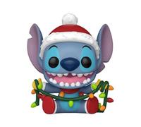 Figurine en vinyle Funko Disney POP! Holiday Stitch w/Lights Violet 9 cm