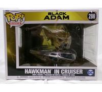 Funko – Pop! Ride Super Deluxe – Black Adam Hawkman sur Hawk Cruiser – Figurine vinyle