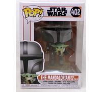 Figurine En Vinyle Funko Pop Star Wars 402 Mandalorien Avec L'Enfant Neuf