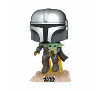 Figurine En Vinyle Funko POP Star Wars The Mandalorian Avec L'Enfant 3,75"