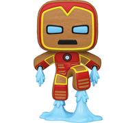 Figurine En Vinyle POP De Noël Marvel | Iron Man En Pain D'Épices