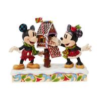 Figurine - ENESCO - Disney Traditions Jim Shore - Mickey et Minnie - Lettre de Noël - 18cm