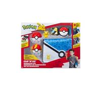 Set De Bandolière Pokémon JASPKW0028 avec figurine 5 cm, 2 porte-Poké Ball Clip 'N' Go, ceinture et bandoulière - Coloris unique
