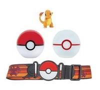 Pokémon - Ensemble Pour Ceinture Clip'n'go Poké Ball, Luxe Ball & Salamèche