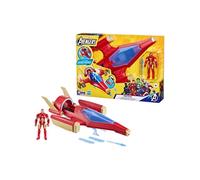 Hasbro Marvel Avengers Epic Hero Series, Jet de Combat à Répulseur Iron Man, Figurine d'action et Jouets pour Enfants, Jouet de Noël, 10 cm, Dès 4 Ans