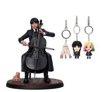 Figurine et porte-clé SD Toys Wednesday Noir TU