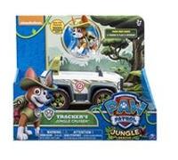figurine et vehicule Pat patrouille : chien tracker avec sa voiture jeep / 4x4 nouveaute paw patrol G