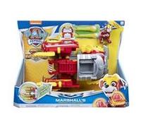 Pat Patrouille Marcus Et Son Camion Pompier Transformable - Vehicule De Luxe Mighty Pups - Figurine Et Vehicule