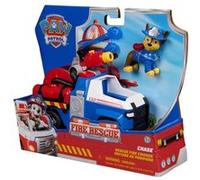 Figurine et véhicule Paw Patrol Pat’Patrouille Fire Rescue Chase