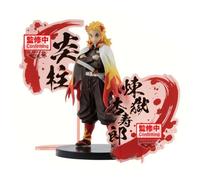 Banpresto Figurine Demon Slayer Kimetsu no Yaiba Ex Kyojuro Rengoku Acrylique rouge 17 cm G