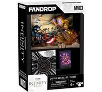 Figurine - FANDROP x STAR WARS - Captain America vs Thanos - Vitrine avec scene culte + mini affiche - 18 cm