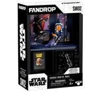 Figurine - FANDROP x STAR WARS - Darth Maul vs Ahsoka - Vitrine avec scène culte + mini affiche - 18 cm