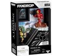 Moose Toys Diorama Fandrop MV04 – Marvel Studios Avengers Iron Man vs Loki – 4 à collectionner