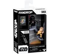 Figurine - FANDROP x STAR WARS - Luke vs Dark Vador - Vitrine avec scène culte + mini affiche - 18 cm